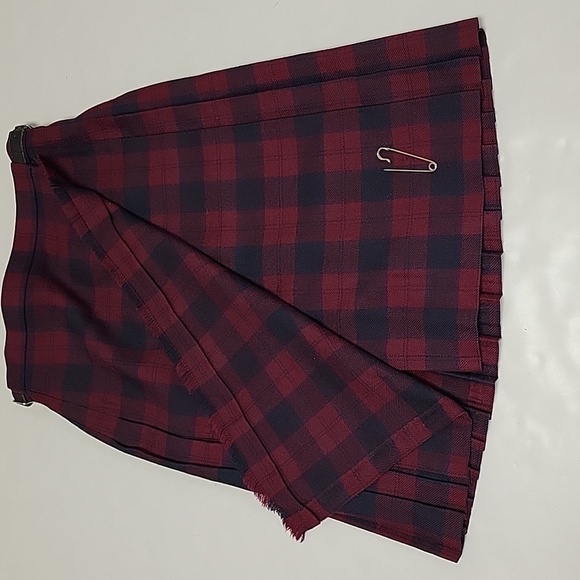 Fiona McDonald vintage wool Scottish kilt sz 12 100% wool - Picture 4 of 5